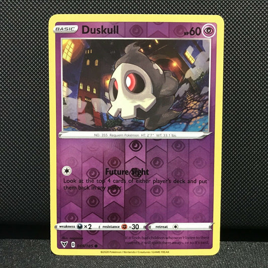 Duskull Reverse Holo 69/185 - Vivid Voltage Pokemon Card - NM/Mint