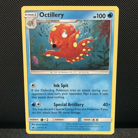 Octillery 23/111 - Crimson Invasion Pokemon Card - NM/Mint