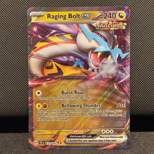 Raging Bolt EX 123/162 - Temporal Forces Pokemon Card - NM/Mint