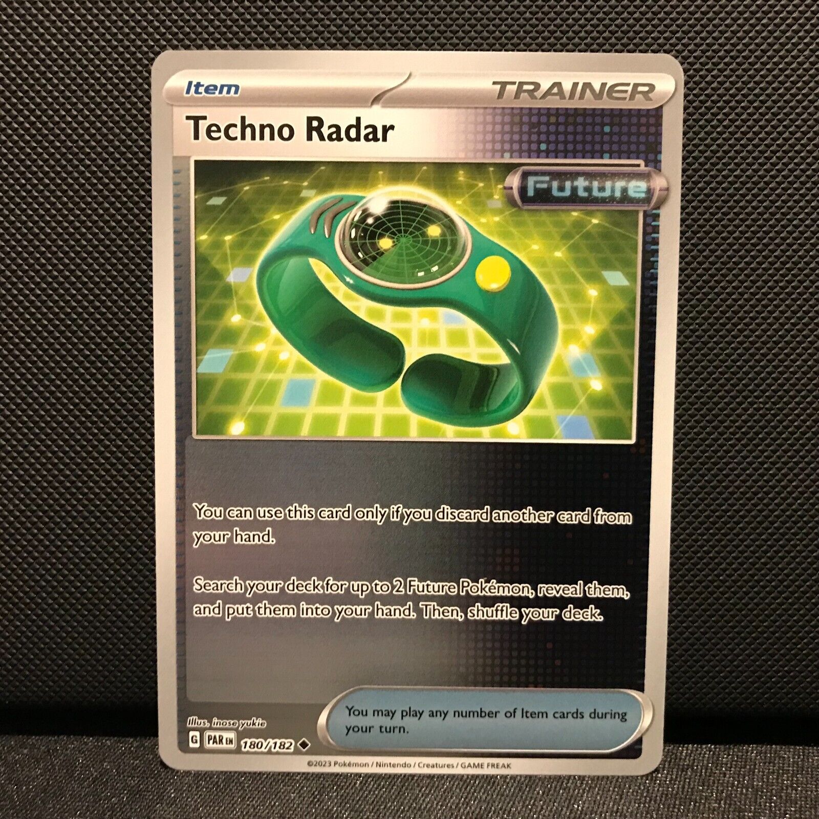 Techno Radar Reverse Holo 180/182 - Paradox Rift Pokemon Card - NM/Mint