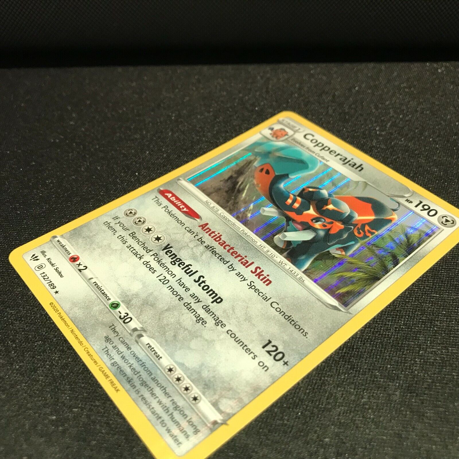 Copperajah Holo 132/189 - Darkness Ablaze Pokemon Card - NM/Mint