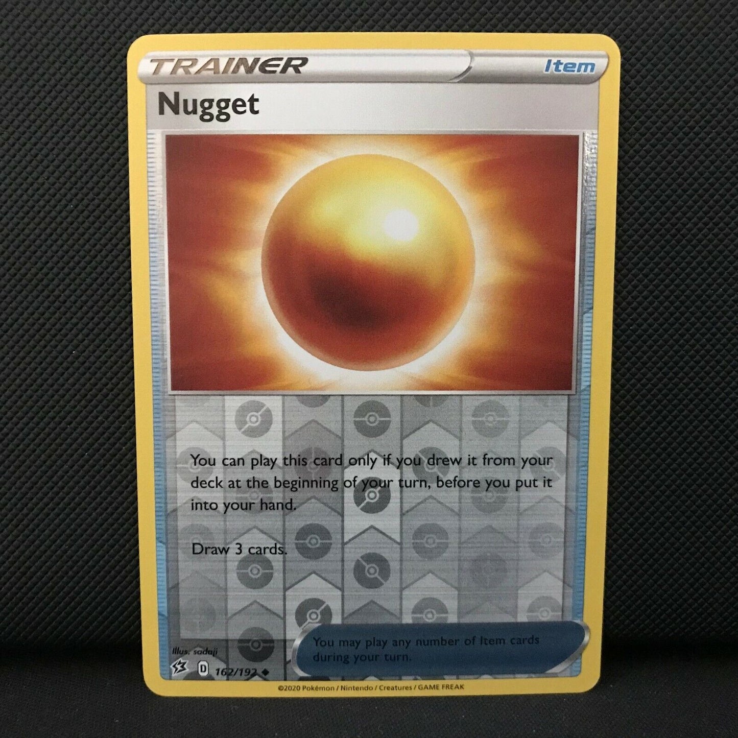 Nugget Reverse Holo 162/192 - Sword & Shield Rebel Clash Pokemon Card - NM/Mint
