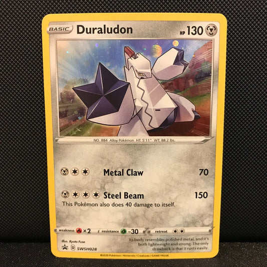 Duraludon SWSH028 - Sword & Shield Black Star Promo Pokemon Card - NM/Mint