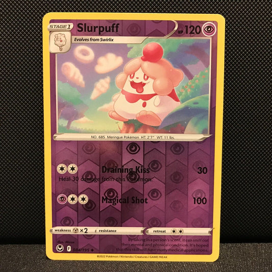 Slurpuff Reverse Holo 84/195 - Silver Tempest Pokemon Card - NM/Mint