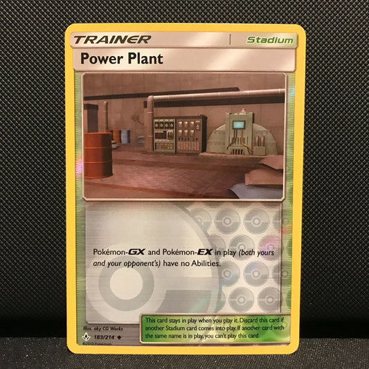 Power Plant Reverse Holo 183/214 - Unbroken Bonds Pokemon Card - NM/Mint