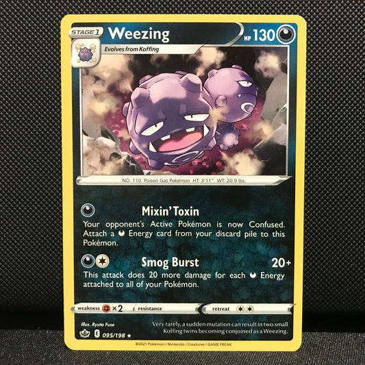 Weezing 95/198 - Chilling Reign Pokemon Card - NM/Mint