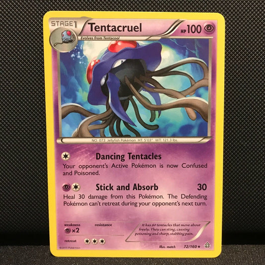 Tentacruel 72/160 - Primal Clash Pokemon Card - NM/Mint