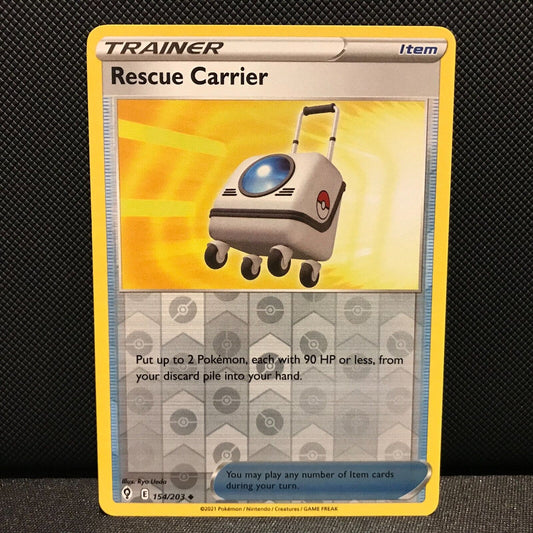 Rescue Carrier Reverse Holo 154/203 - Evolving Skies Pokemon Card - NM/Mint