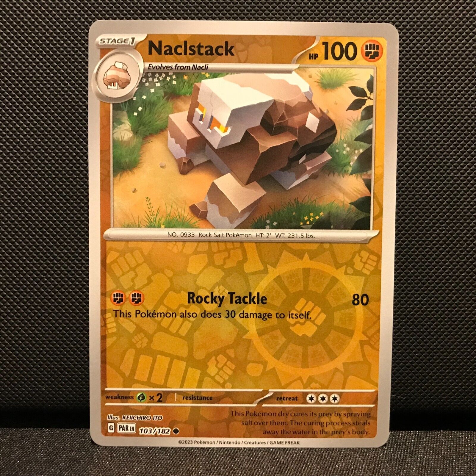 Naclstack Reverse Holo 103/182 - Paradox Rift Pokemon Card - NM/Mint