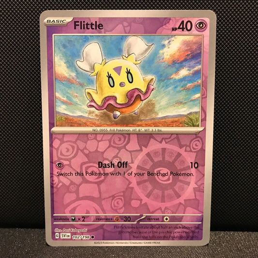 Flittle Reverse Holo 102/198 - SV1EN Base Set Pokemon Card - NM/Mint