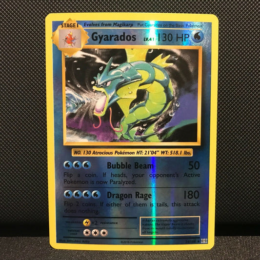 Gyarados Reverse Holo 34/108 - Evolutions Pokemon Card - NM/Mint