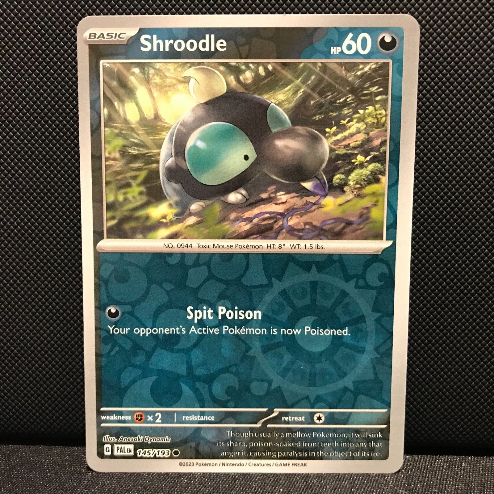 Shroodle Reverse Holo 145/193 - SV2 Paldea Evolved Pokemon Card - NM/Mint