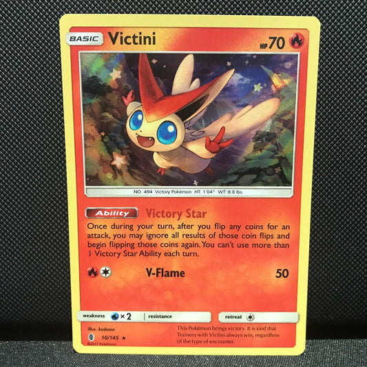 Victini Holo 10/145 - Guardians Rising Pokemon Card - NM/Mint