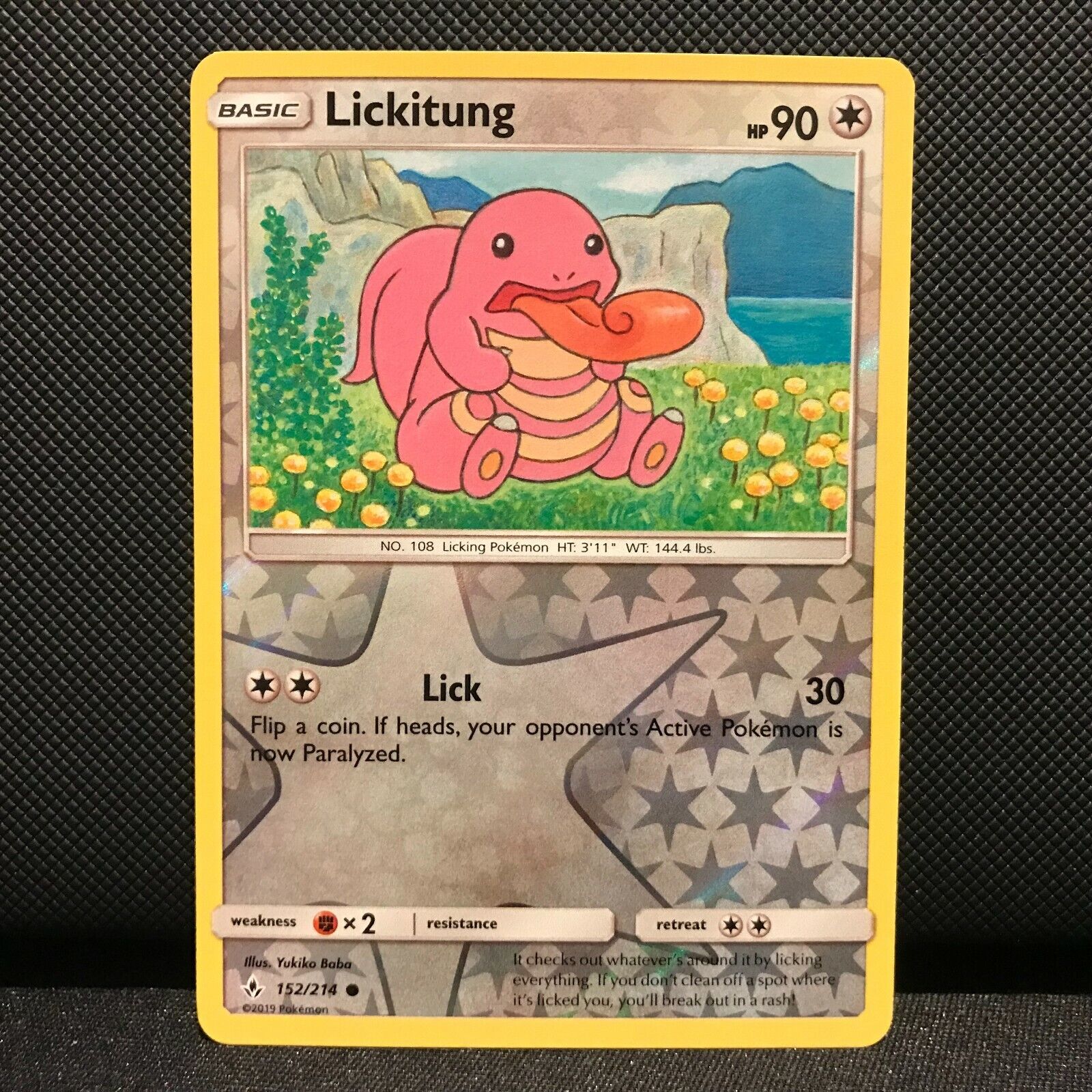 Lickitung Reverse Holo 152/214 - Unbroken Bonds Pokemon Card - NM/Mint