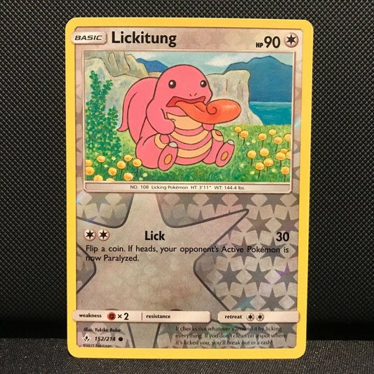 Lickitung Reverse Holo 152/214 - Unbroken Bonds Pokemon Card - NM/Mint