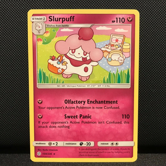 Slurpuff 154/236 - Cosmic Eclipse Pokemon Card - NM/Mint