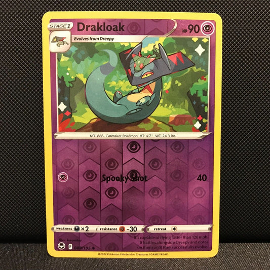 Drakloak Reverse Holo 88/195 - Silver Tempest Pokemon Card - NM/Mint