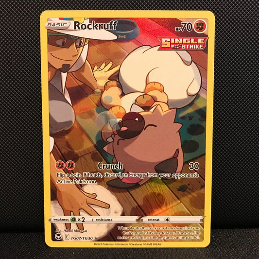 Rockruff TG07/TG30 - Silver Tempest Pokemon Card - NM/Mint