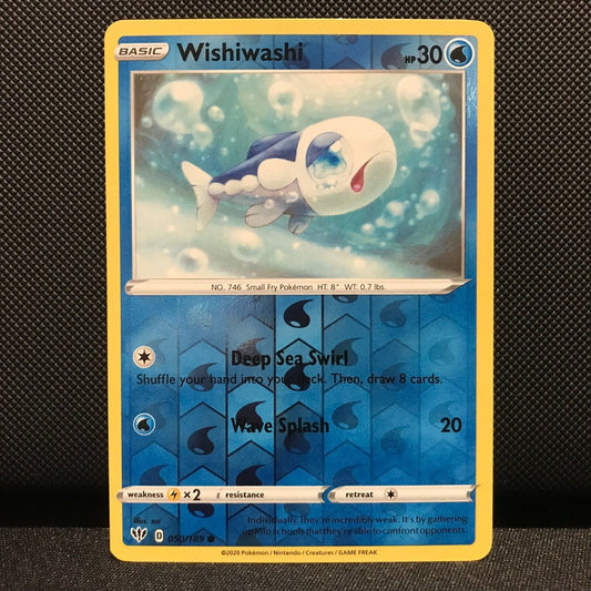 Wishiwashi Reverse Holo 50/189 - Darkness Ablaze Pokemon Card - NM/Mint