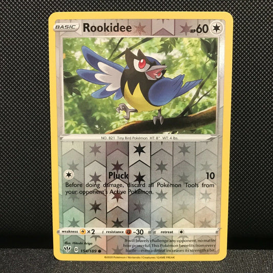 Rookidee Reverse Holo 154/189 - Darkness Ablaze Pokemon Card - NM/Mint