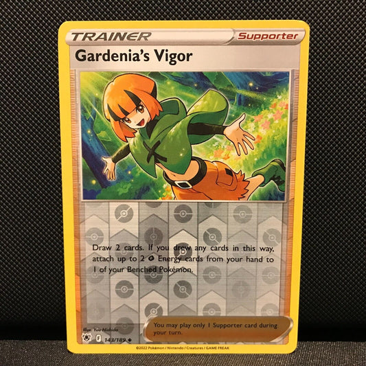 Gardenia's Vigor Reverse Holo 143/189 - Astral Radiance Pokemon Card - NM/Mint