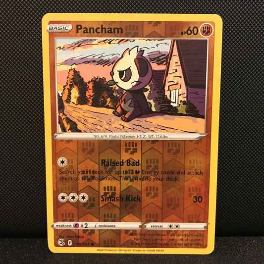 Pancham Reverse Holo 149/264 - Fusion Strike Pokemon Card - NM/Mint