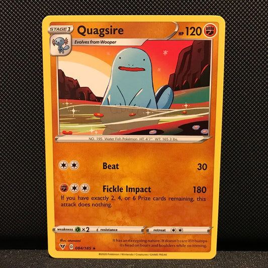 Quagsire 84/185 - Vivid Voltage Pokemon Card - NM/Mint