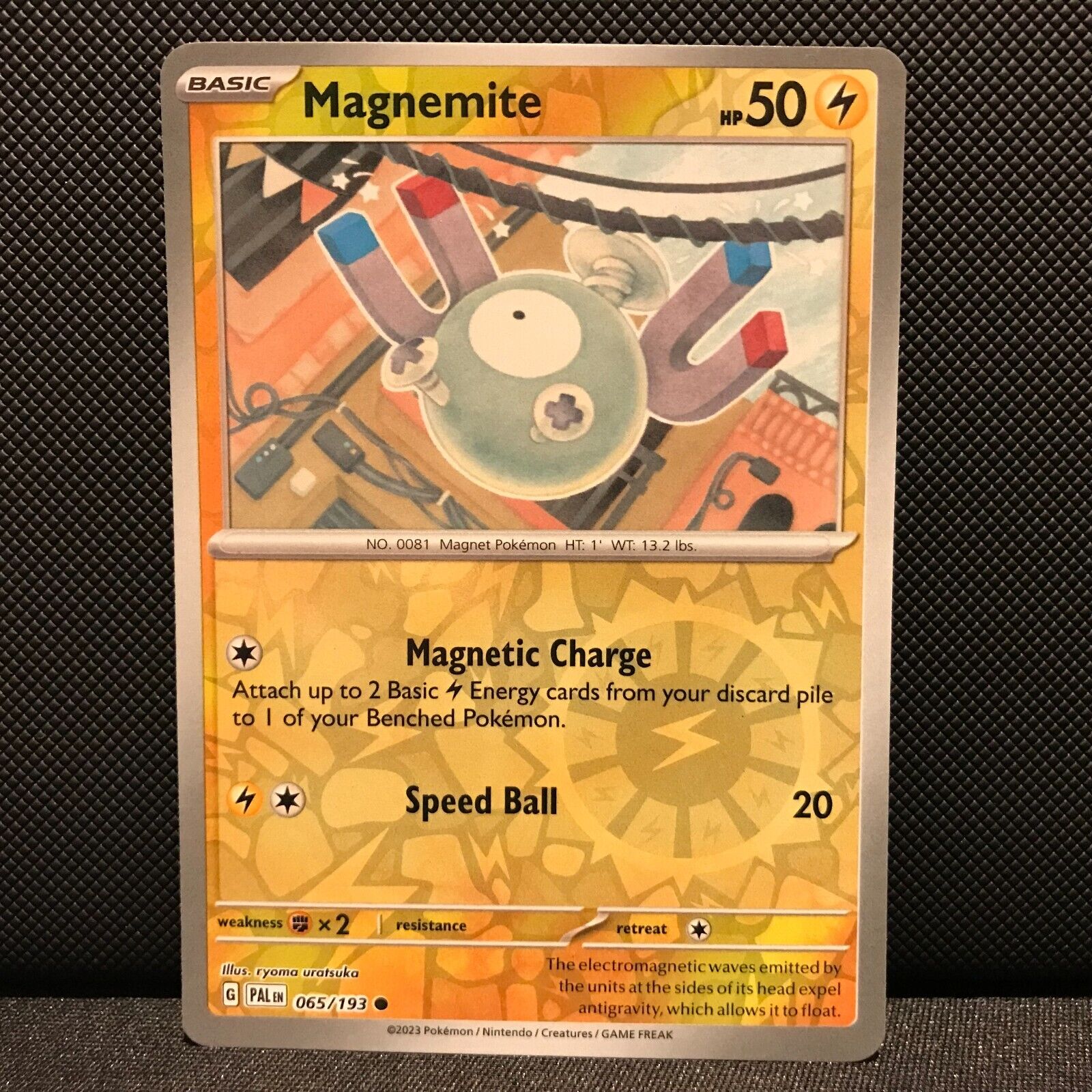 Magnemite Reverse Holo 065/193 - SV2 Paldea Evolved Pokemon Card - NM/Mint
