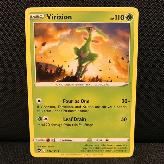 Virizion 14/195 - Silver Tempest Pokemon Card - NM/Mint