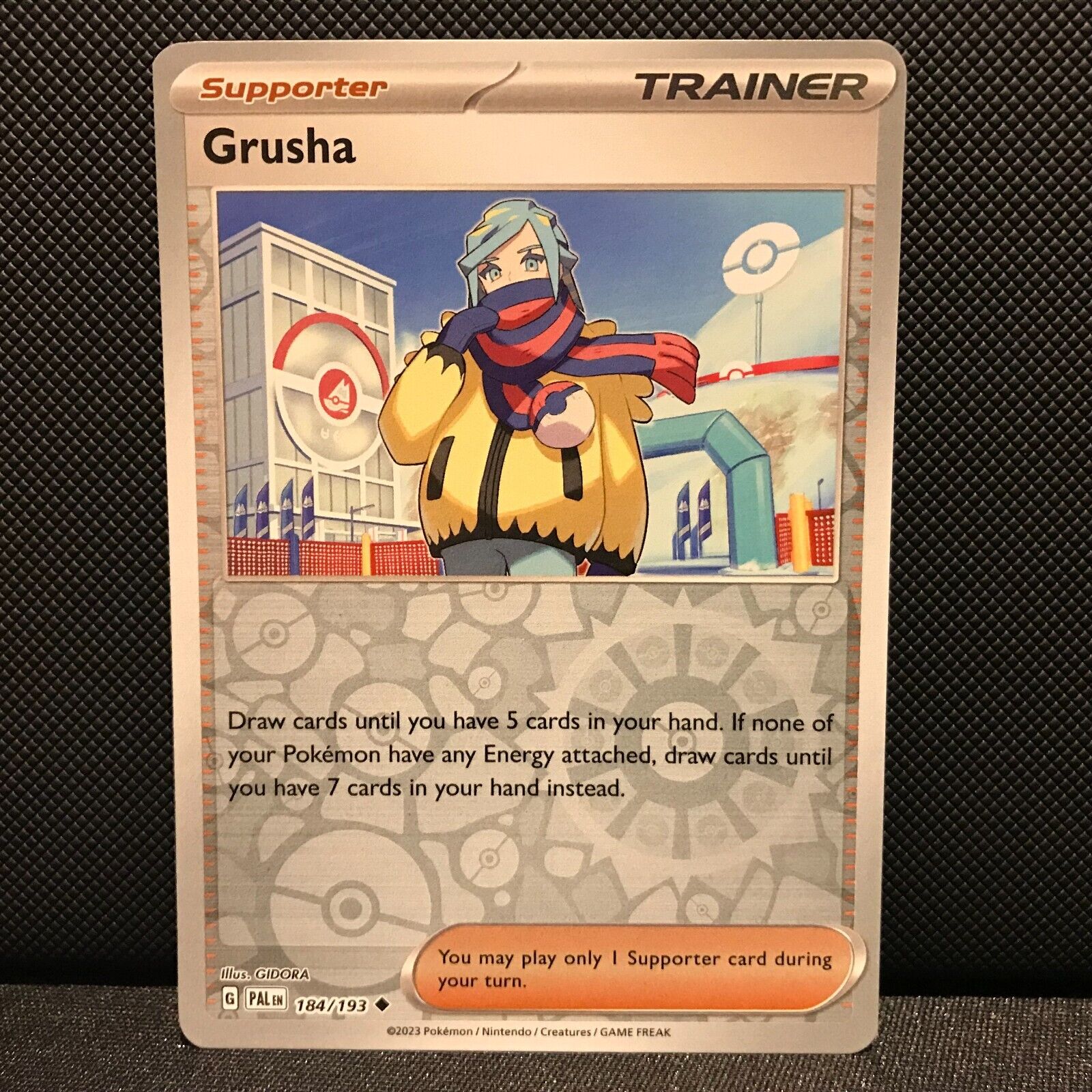 Grusha Reverse Holo 184/193 - SV2 Paldea Evolved Pokemon Card - NM/Mint