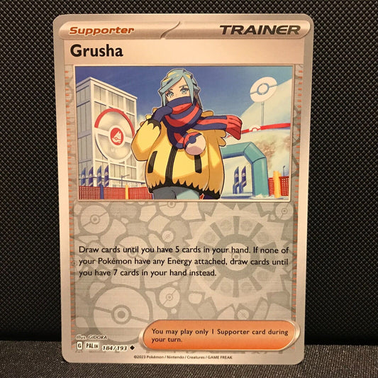 Grusha Reverse Holo 184/193 - SV2 Paldea Evolved Pokemon Card - NM/Mint
