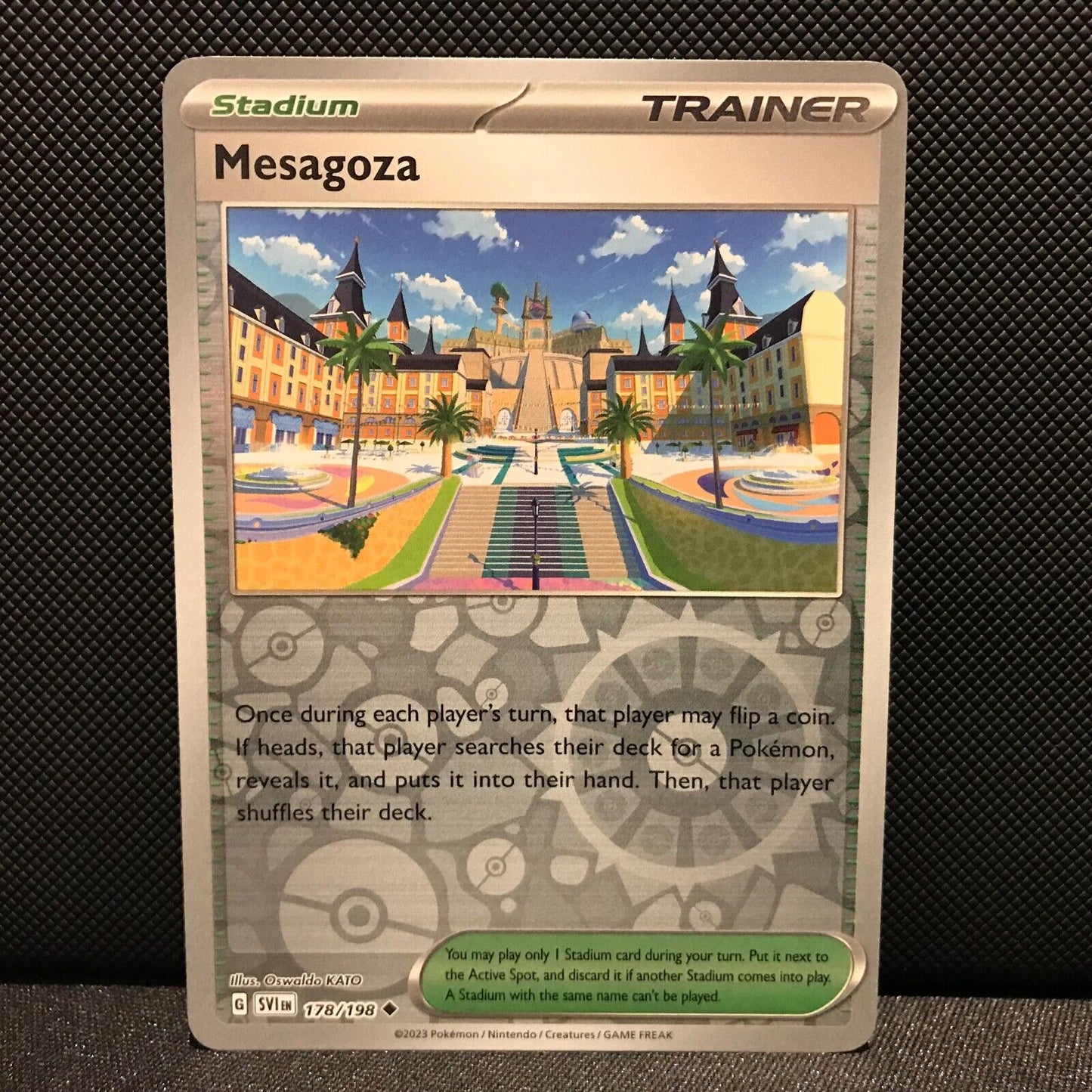 Mesagoza Reverse Holo 178/198 - SV1EN Base Set Pokemon Card - NM/Mint