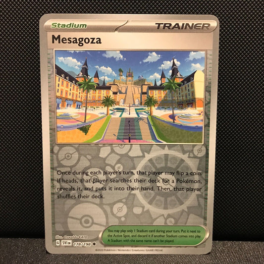 Mesagoza Reverse Holo 178/198 - SV1EN Base Set Pokemon Card - NM/Mint