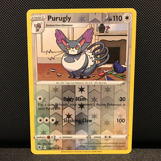 Purugly Reverse Holo 128/189 - Astral Radiance Pokemon Card - NM/Mint