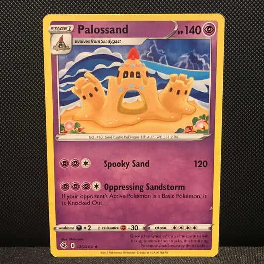 Palossand 126/264 - Fusion Strike Pokemon Card - NM/Mint