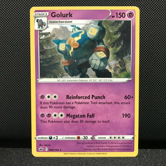 Golurk 66/198 - Chilling Reign Pokemon Card - NM/Mint