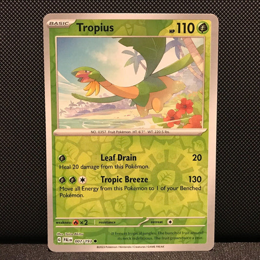Tropius Reverse Holo 007/193 - SV2 Paldea Evolved Pokemon Card - NM/Mint