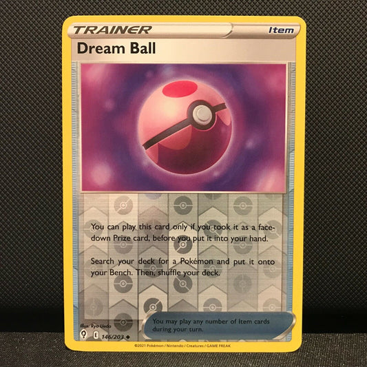 Dream Ball Reverse Holo 146/203 - Evolving Skies Pokemon Card - NM/Mint