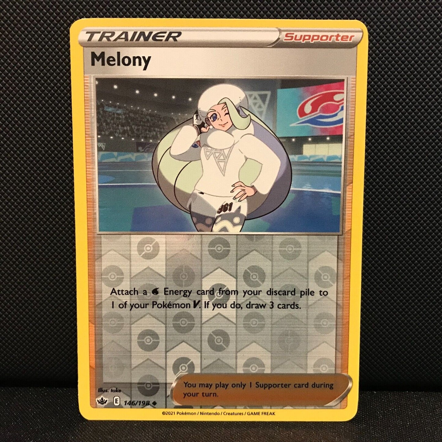 Melony Reverse Holo 146/198 - Chilling Reign Pokemon Card - NM/Mint