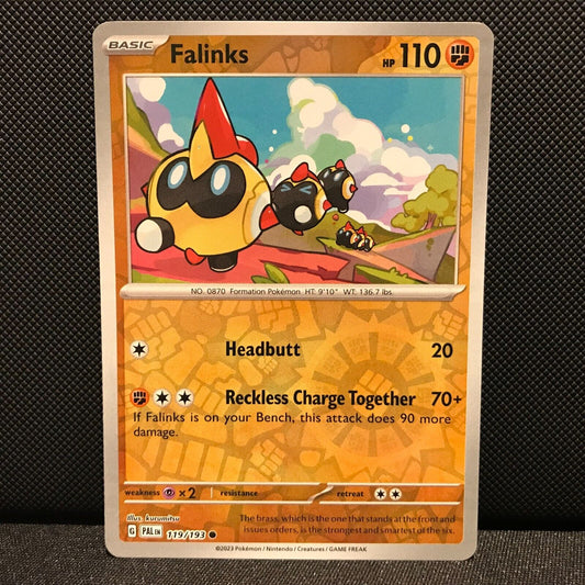 Falinks Reverse Holo 119/193 - SV2 Paldea Evolved Pokemon Card - NM/Mint