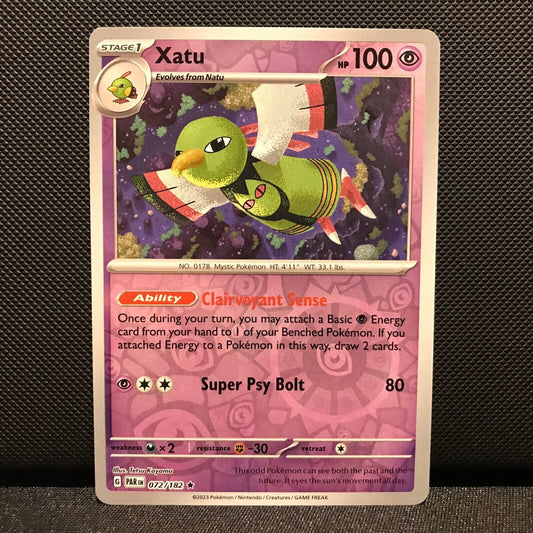 Xatu Reverse Holo 072/182 - Paradox Rift Pokemon Card - NM/Mint