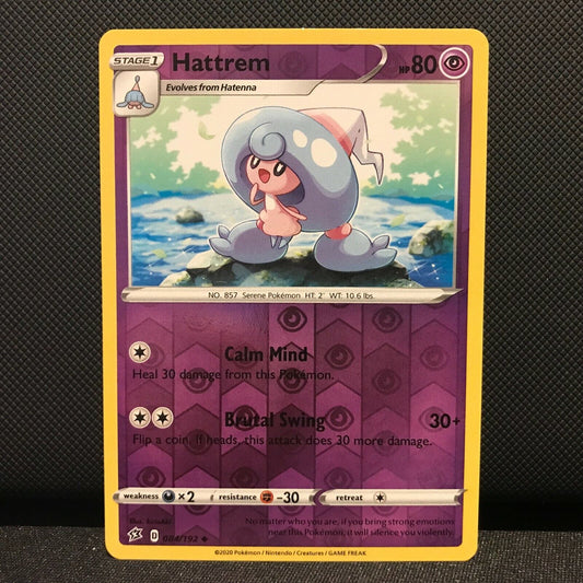 Hattrem Reverse Holo 84/192 - Rebel Clash Pokemon Card NM/Mint