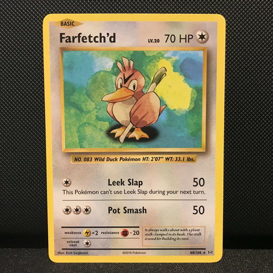 Farfetch'd 68/108 - Evolutions Pokemon Card - NM/Mint