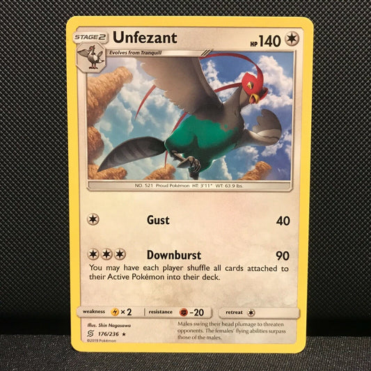 Unfezant 176/236 - Unified Minds Pokemon Card - NM/Mint