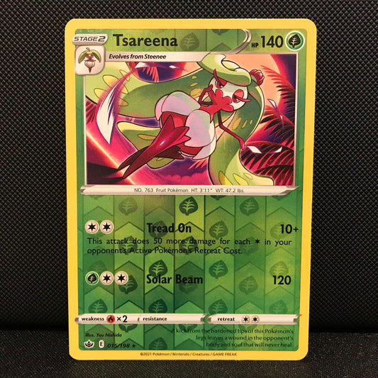 Tsareena Reverse Holo 015/198 - Chilling Reign Pokemon Card - NM/Mint