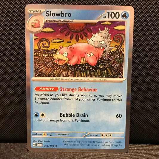 Slowbro Holo 043/198 - SV1EN Base Set Pokemon Card - NM/Mint
