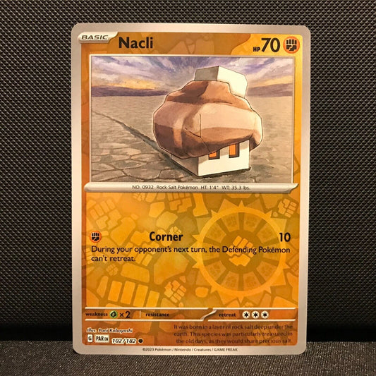 Nacli Reverse Holo 102/182 - Paradox Rift Pokemon Card - NM/Mint