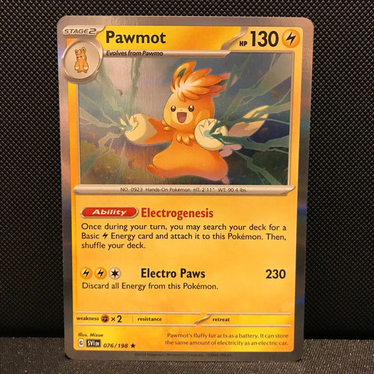 Pawmot Holo 076/198 - SV1EN Base Set Pokemon Card - NM/Mint