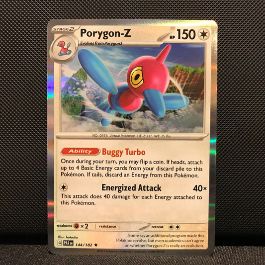 Porygon-Z Holo 144/182 - Paradox Rift Pokemon Card - NM/Mint