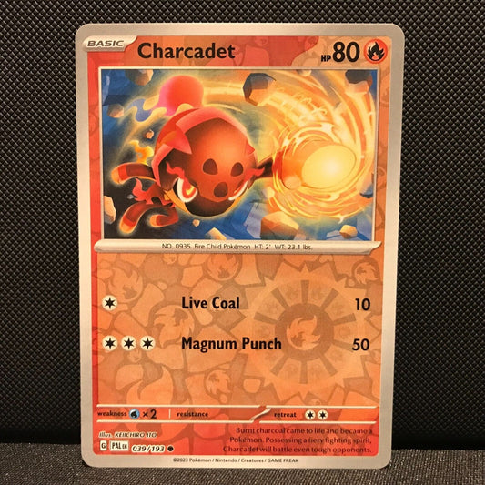 Charcadet Reverse Holo 039/193 - SV2 Paldea Evolved Pokemon Card - NM/Mint